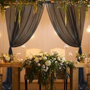 PARTISKY 20ft X 10ft Black Tulle Backdrop Curtain for Parites, Sheer Backdrop Curtains Fabric Drapes for Wedding Ceremony Arch Party Stage Decorations