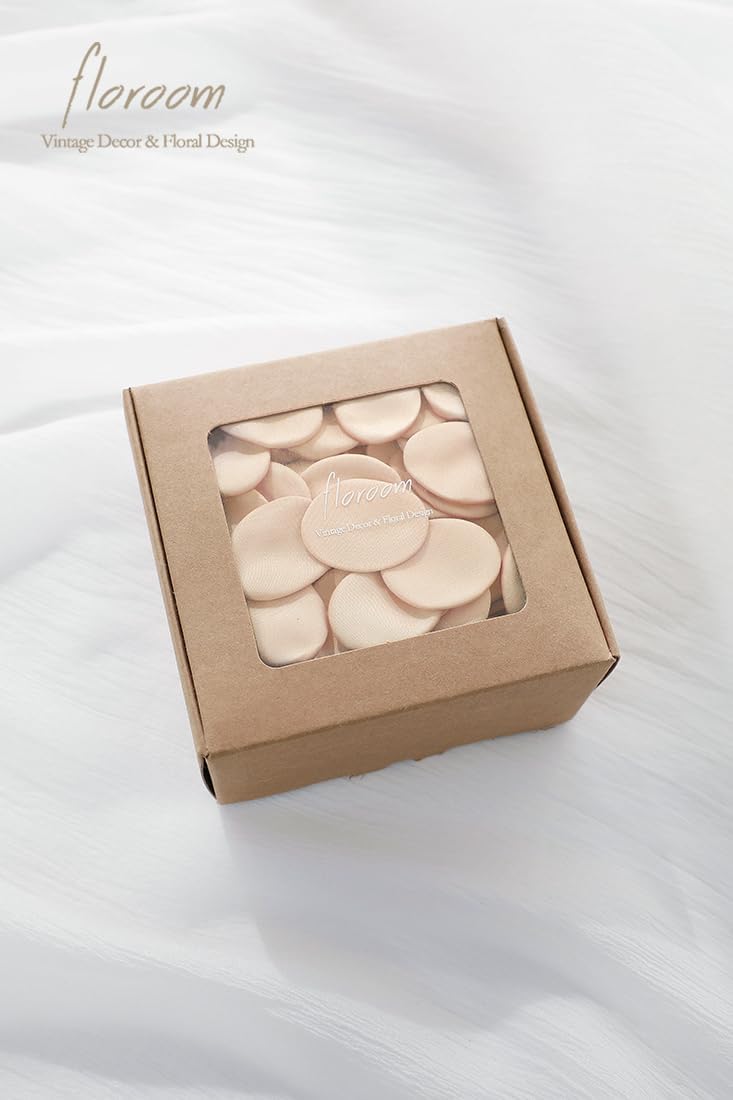 Floroom 300pcs Rose Petals Champagne Gold Faux Silk Flower Petals for Wedding Flower Girl Basket Aisle Scatter Dinner Table Centerpieces Party Confetti Bridal Shower Romantic Night Decoration