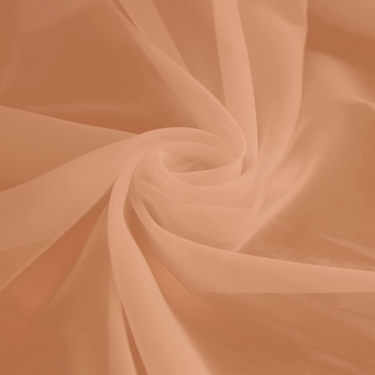 Window Brown Sheer Curtains 145 Inches Long 2 Panels Sheer Curtain Basic Rod Pocket Panel for Bedroom Children Living Room Yard Kitchen (Brown, 52" W x 145" L | 2 pcs)