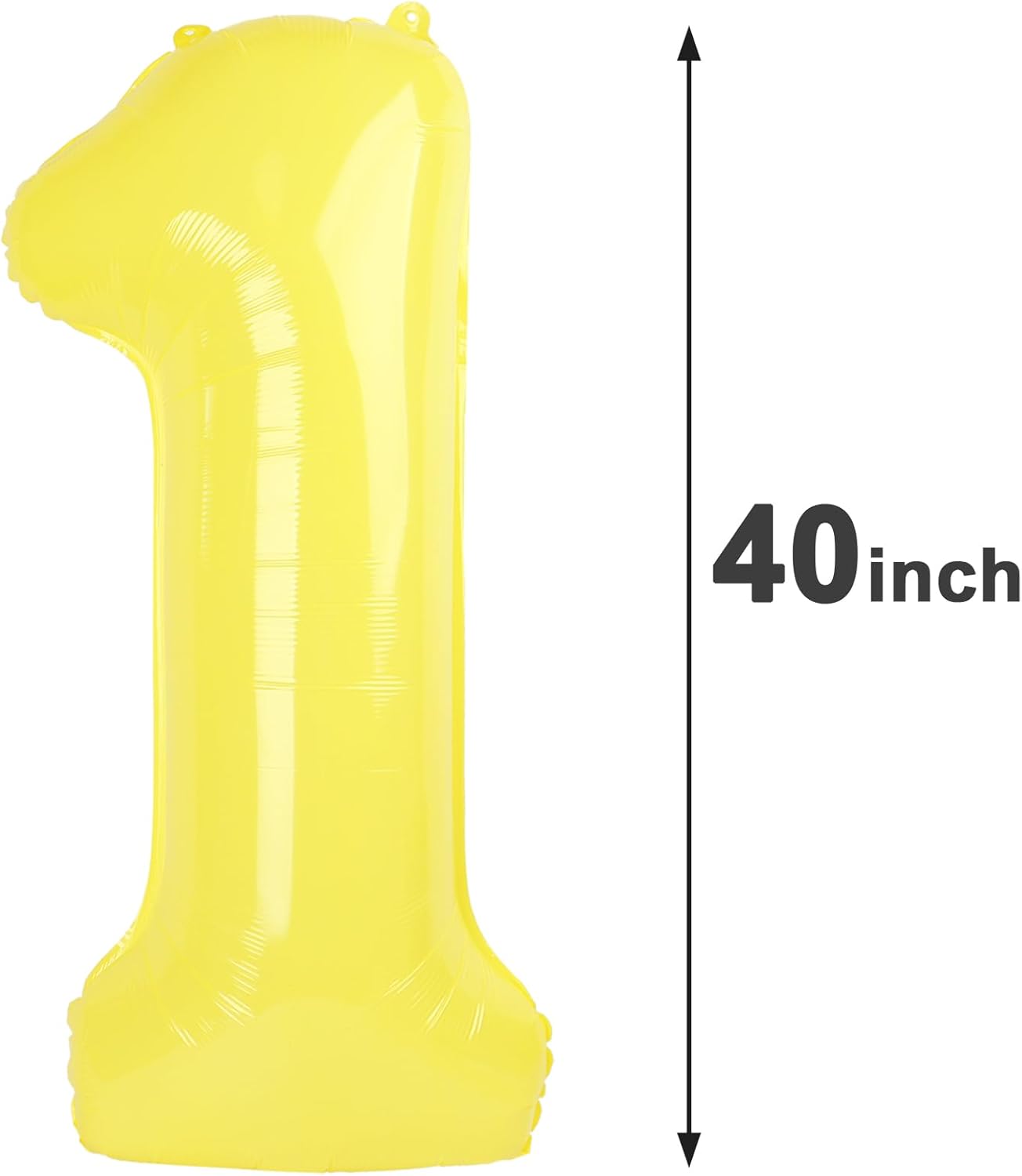 Macaron Yellow Number Balloon 1