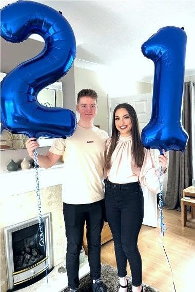 Jumbo Navy Blue Number 11 Balloon 40 Inch, Mylar Foil Number 11 Balloons for Boy Girl 11 Birthday Party, Giant Balloons Anniversary Graduations Photo Shoot Decorations