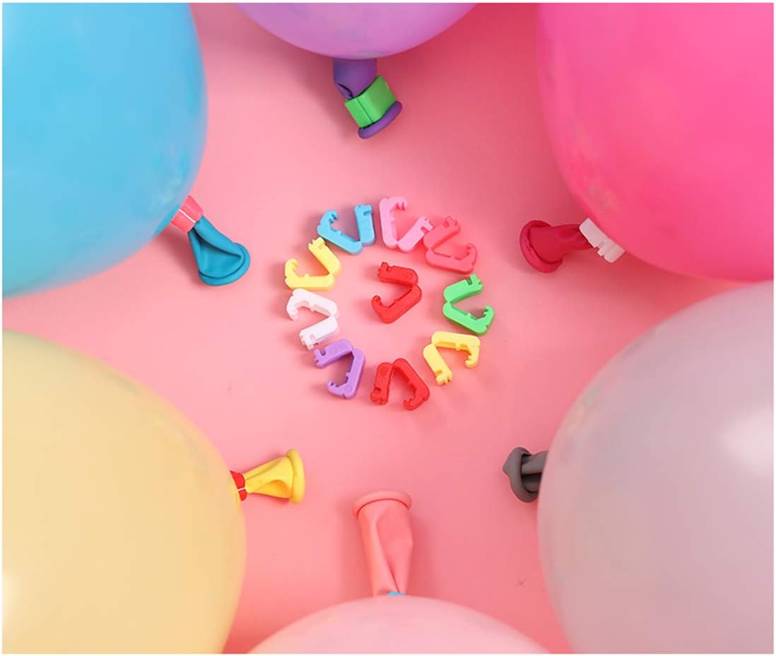 Balloon Clips 100PCS - Balloon Tying Tool with Faster Knotting