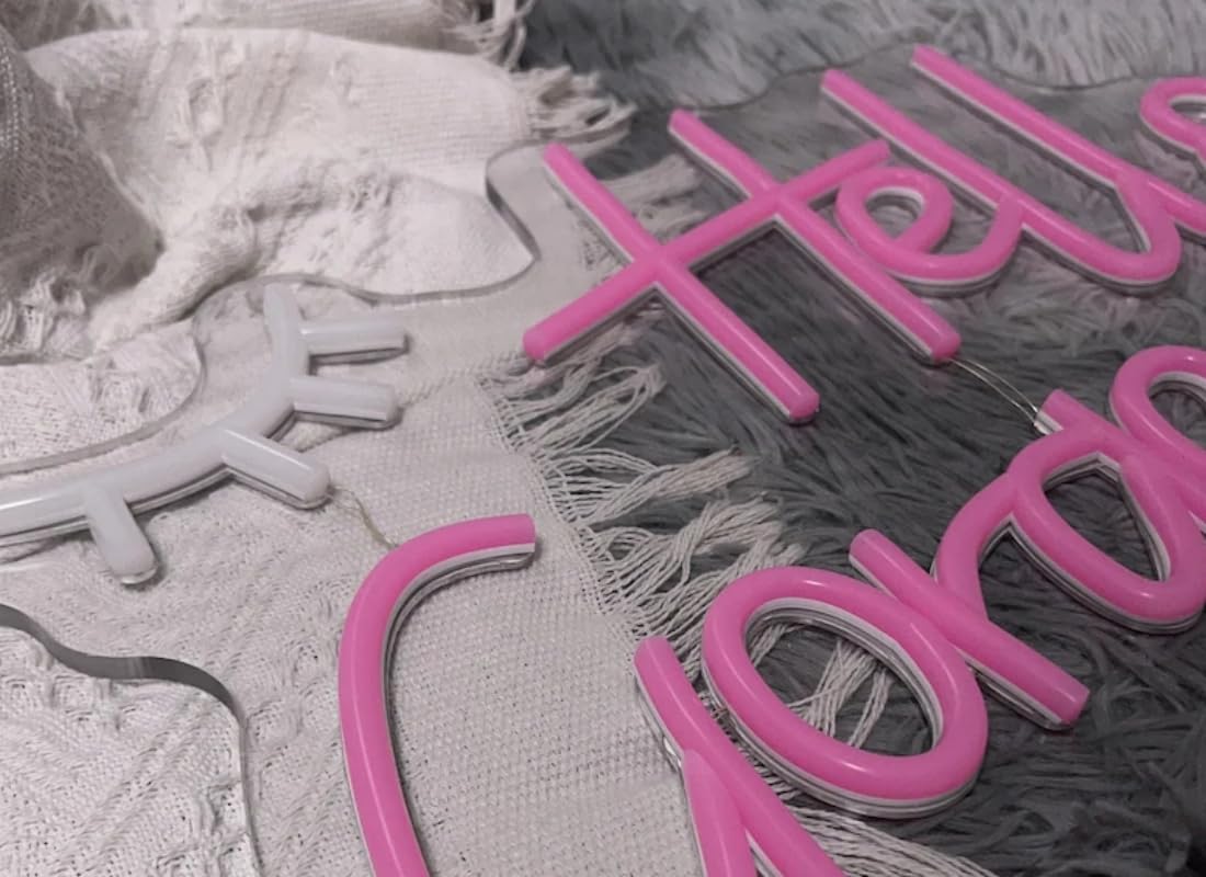 LED Neon Sign Night Light for Wall Party Décor Bedroom Room Bar Wedding Home Birthday Art Decoration Christmas with USB Chain Light modulator 5v 15.7"*11.5"