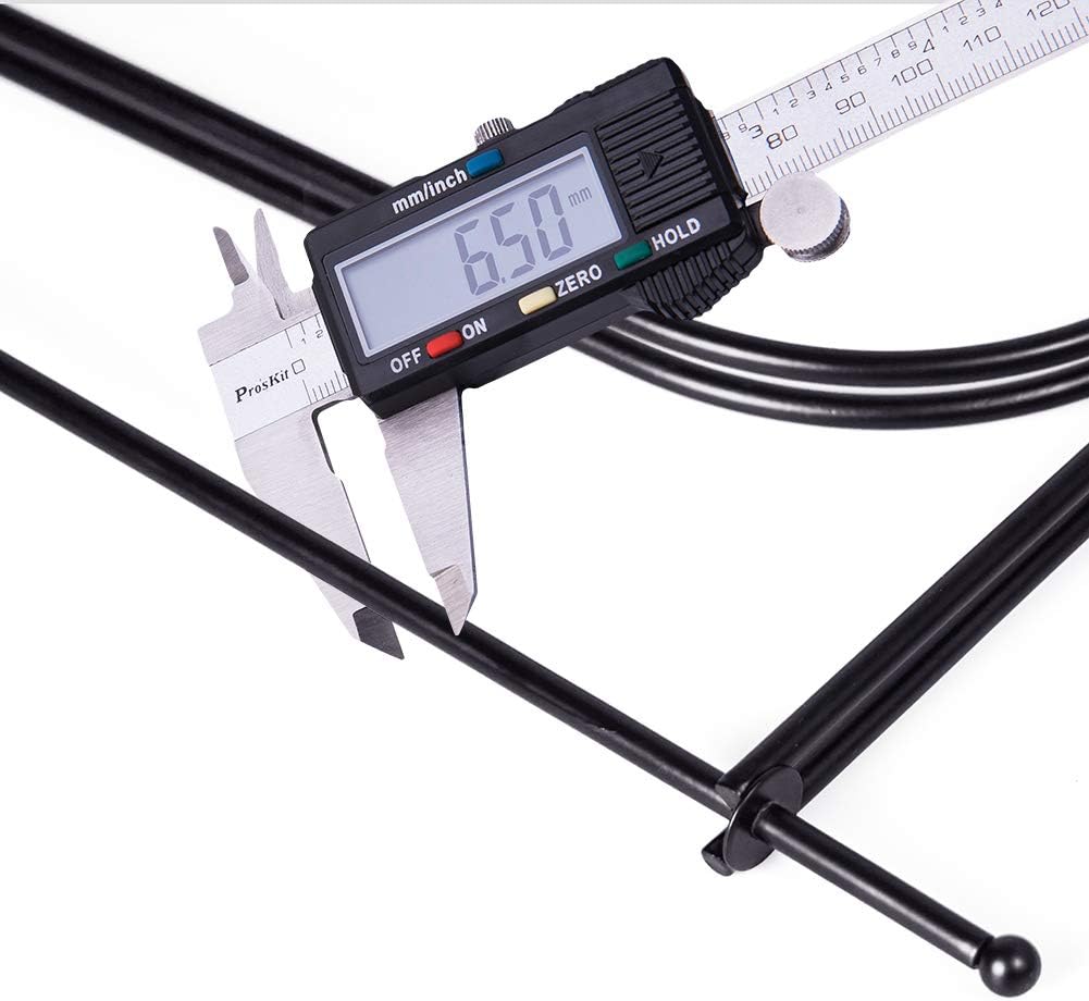 (2 pack)Iron Display Stand Large Black Iron Easel Plate Display Photo Holder Stand, Displays Picture Frames,Decorative Plates, Tablets and Art 17 Inch