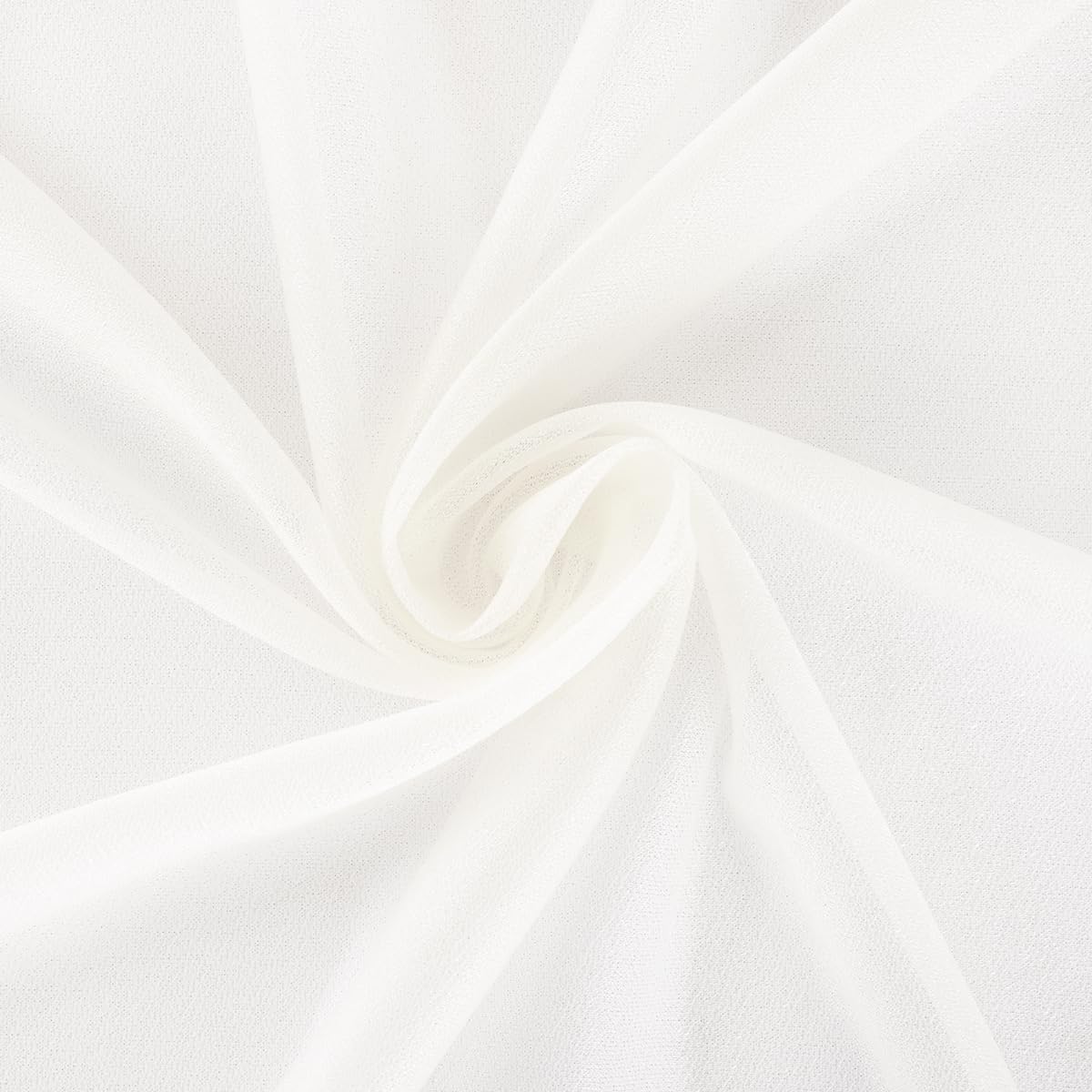 Ivory Wedding Arch Draping Fabric 2 Panels 29" x 20 FT White Drapes for Backdrop Sheer Curtains Wedding Drapes for Romantic Bridal Baby Shower Ceremony Birthday Party Fall Outdoor Events