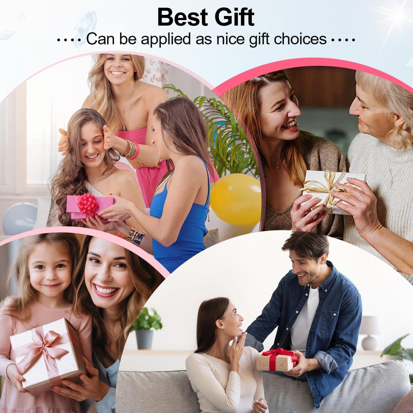 Rose Quartz Crystals,Virekm 20PCS Heart Healing Crystals Amethyst Heart Love Stones Set Palm Thumb Gemstones Chakra Reiki Balancing Gifts for Men Women (Colorful - 20 PCS)