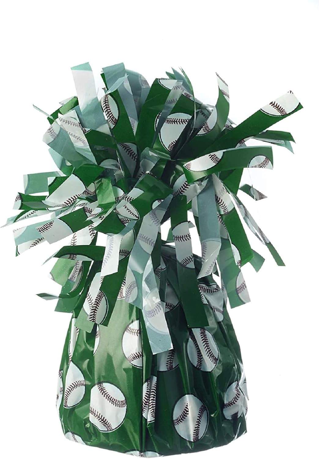 PMU Baseball Kisses Balloon Weights - Decorative Balloon Weight for Christmas, Thanksgiving, Birthday, Party Favors, Wedding & Baby Shower - 6oz. Baseball, Pkg/1