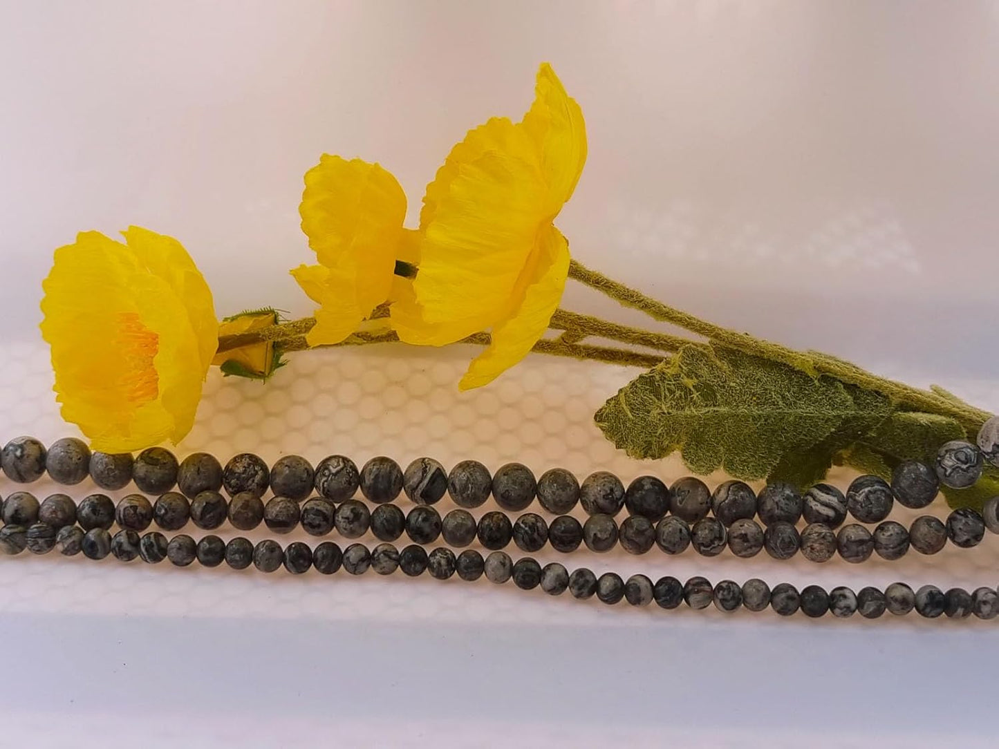 Map Jasper Beads 8mm 100pcs Round Loose Gemstones for Bracelet Necklace Jewelry Making