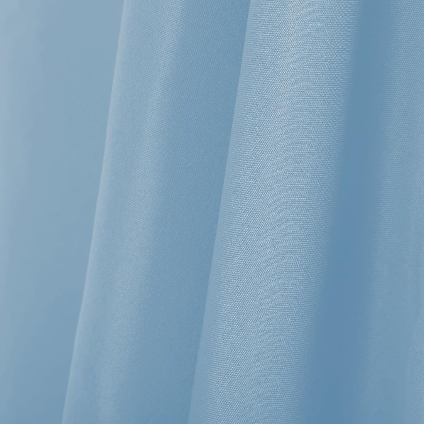 Ascoza 2pack 90x156 Inch Blue Mist Rectangular Tablecloth 8 Feet Table Cloth in Polyester Fabric for Wedding/Banquet/Restaurant/Parties