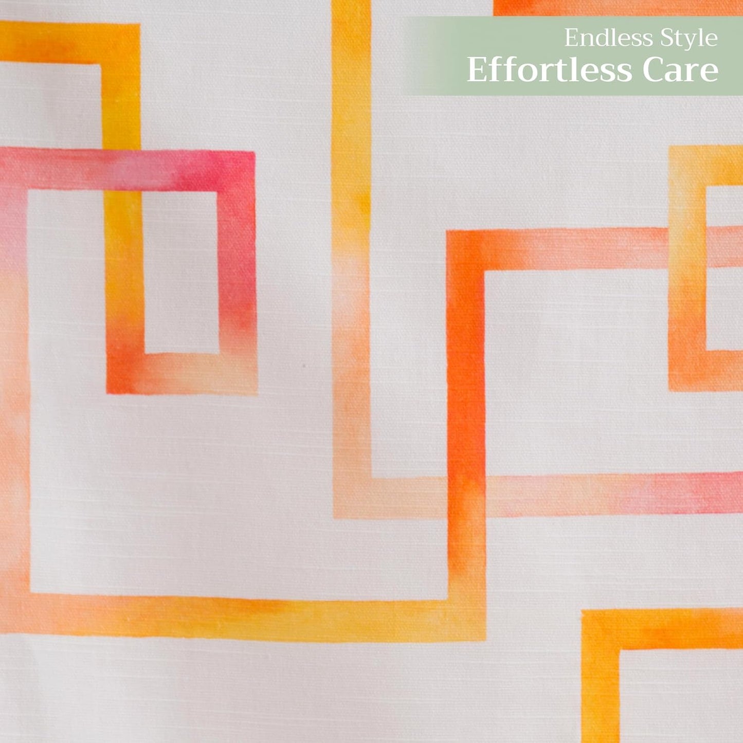 Maison d' Hermine Table Runner 100% Cotton Double Layer Table Runners 108 inches Long Decorative for Home Kitchen Dining Party Wedding Bridal Shower Spring Summer (Summer Maze, 14.50" x 108")