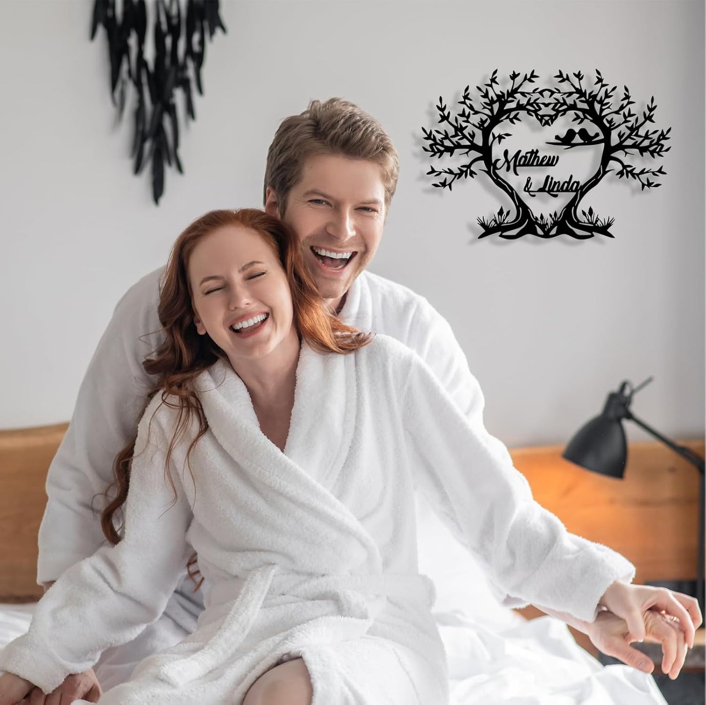 Personalized Tree of Life Metal Sign Wall Art Decor, Custom Wedding Gifts for Couples, Custom Family Name Sign, Christmas Valentine's Day Housewarming Gifts