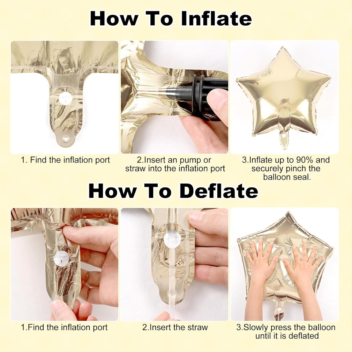 Light Gold and Black Balloons Heart Shape Balloons, Black and Gold Metallic Balloon for Birthday Party Decoration 18 in Clear Confetti Heart Shape Mylar Balloon as Class of 2025 Graduation Prom Decor