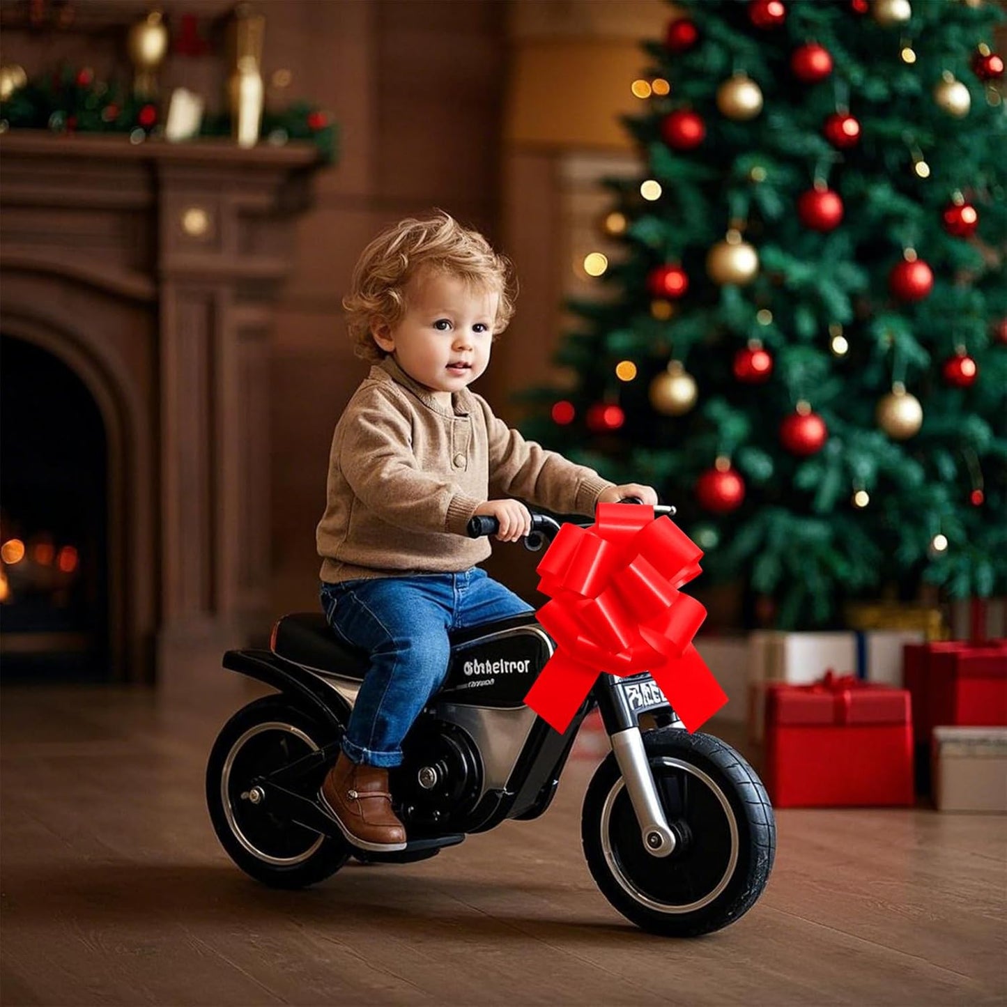 6 Pcs 6 Inch Red Pull Bows, Perfect for Gift Wrapping, Gift Wrapping Baskets Wedding Christmas Party Decorations, Crafts – Quality Pull Bows for Gifts and Decorations