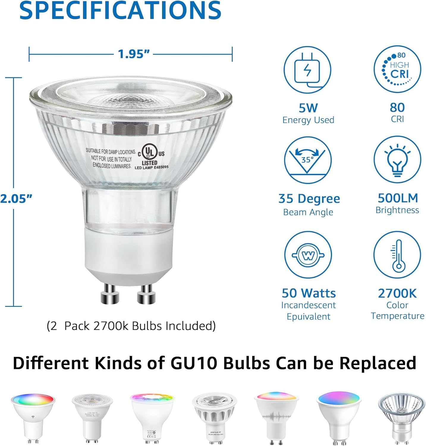 SUNVIE 4 Pack Up Lights, 5W Uplighting Indoor Uplights with 2700K GU10 Bulbs, Uplighting Indoor Spot Lights for Home Plant Picture, 5.9 FT Plug Cord & Foot Switch