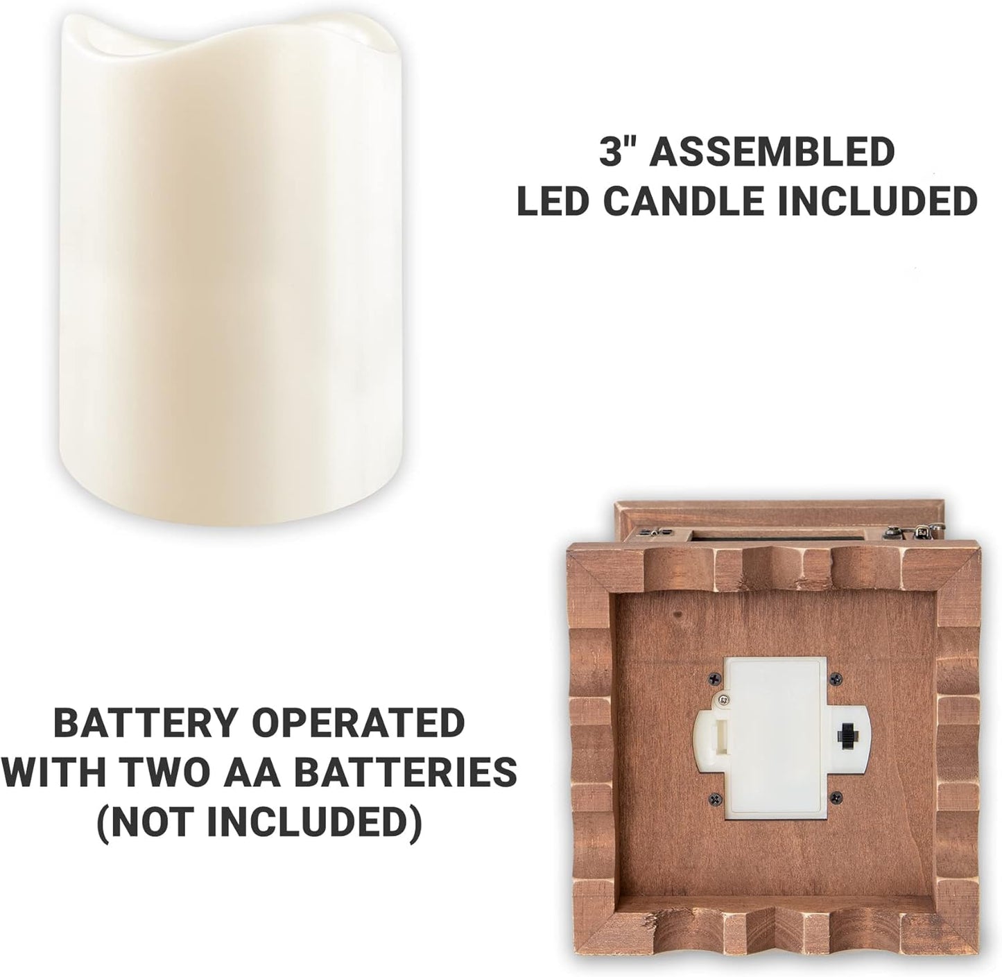 Let's Make Memories Personalized Memorial Lantern with LED Candle - Sympathy Gift - Condolences - in Memory - Automatic Timer - Wood/Metal - Cardinals Appear When Angels are Near