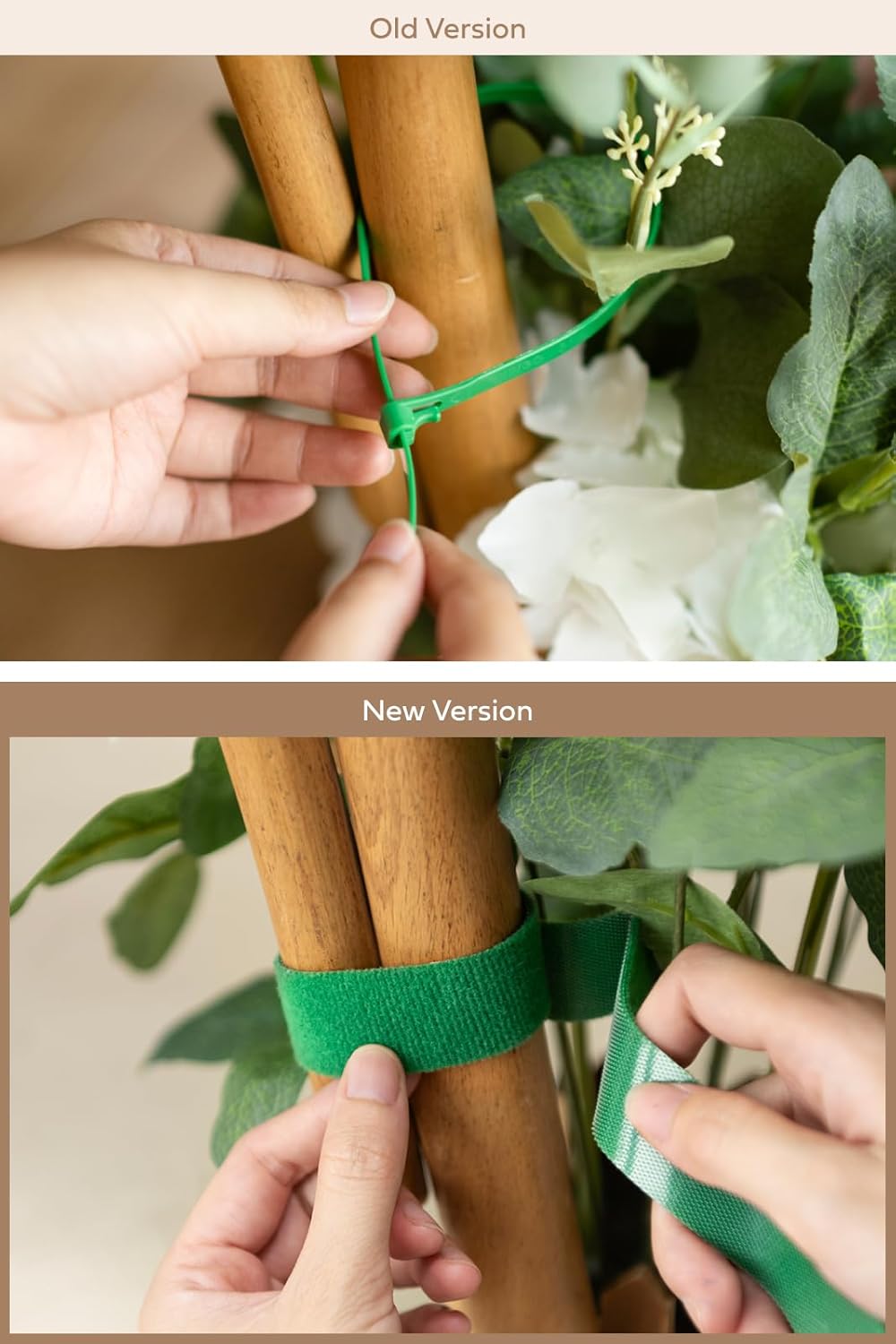 Ling's Moment 17.5" Tall Standing Artificial Flowers Arrangements 4pcs Fall Wedding Aisle Runner Chair Decorations Orange Black Centerpieces for Ceremony Reception Rose Floral Party Outdoor