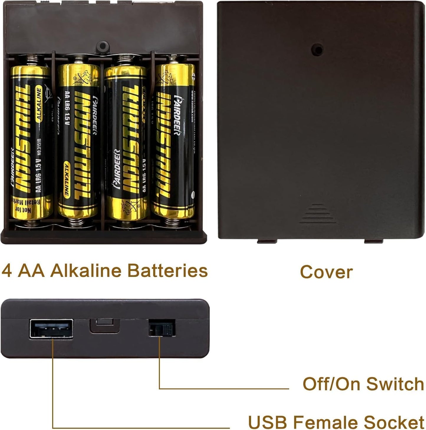 MENCH Branch Lights,3 Pcs Twig Light USB&Battery Powered 8 Flashing Modes by Remote Control.Branch Lights for Indoor, Light Up Decorations for Halloween Day and Christmas,Green