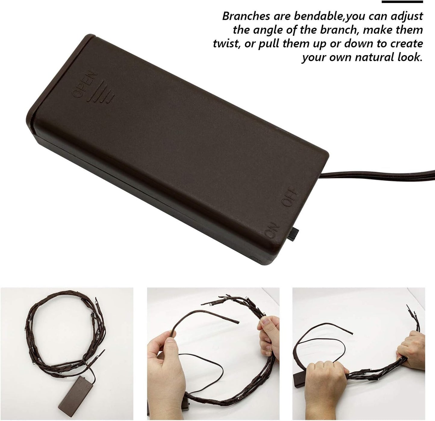 Led Branch Light Battery Operated Lighted Branches Vase Filler Willow Twig Lighted Branch 30 Inch 20 LED for Christmas Home Party Decoration Indoor Outdoor Use Pack of 2 Pink