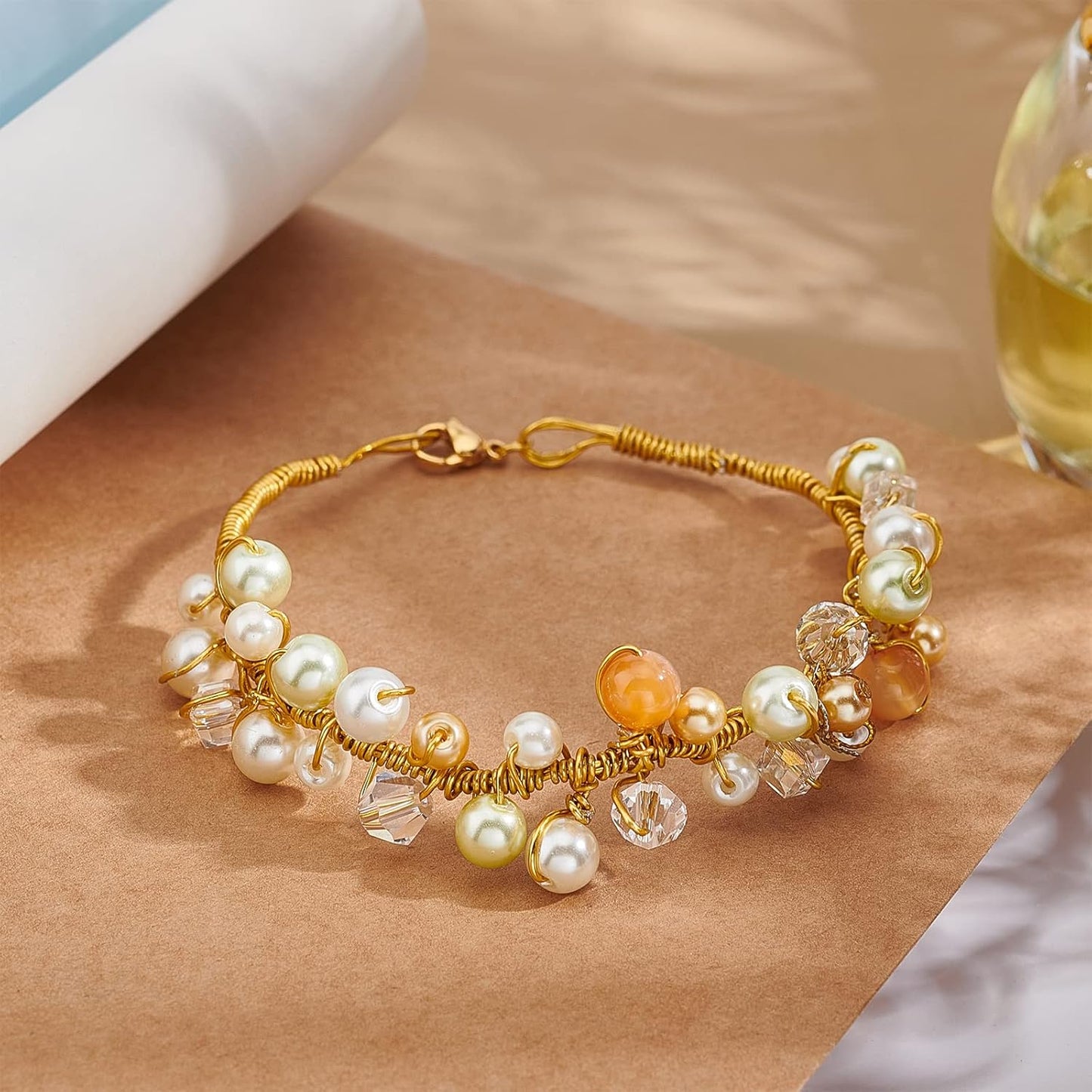 BENECREAT 20 Gauge 770FT Aluminum Wire Anodized Jewelry Craft Making Beading Floral Colored Aluminum Craft Wire for Gem Wrapping, Model Jewelry Making- Blue