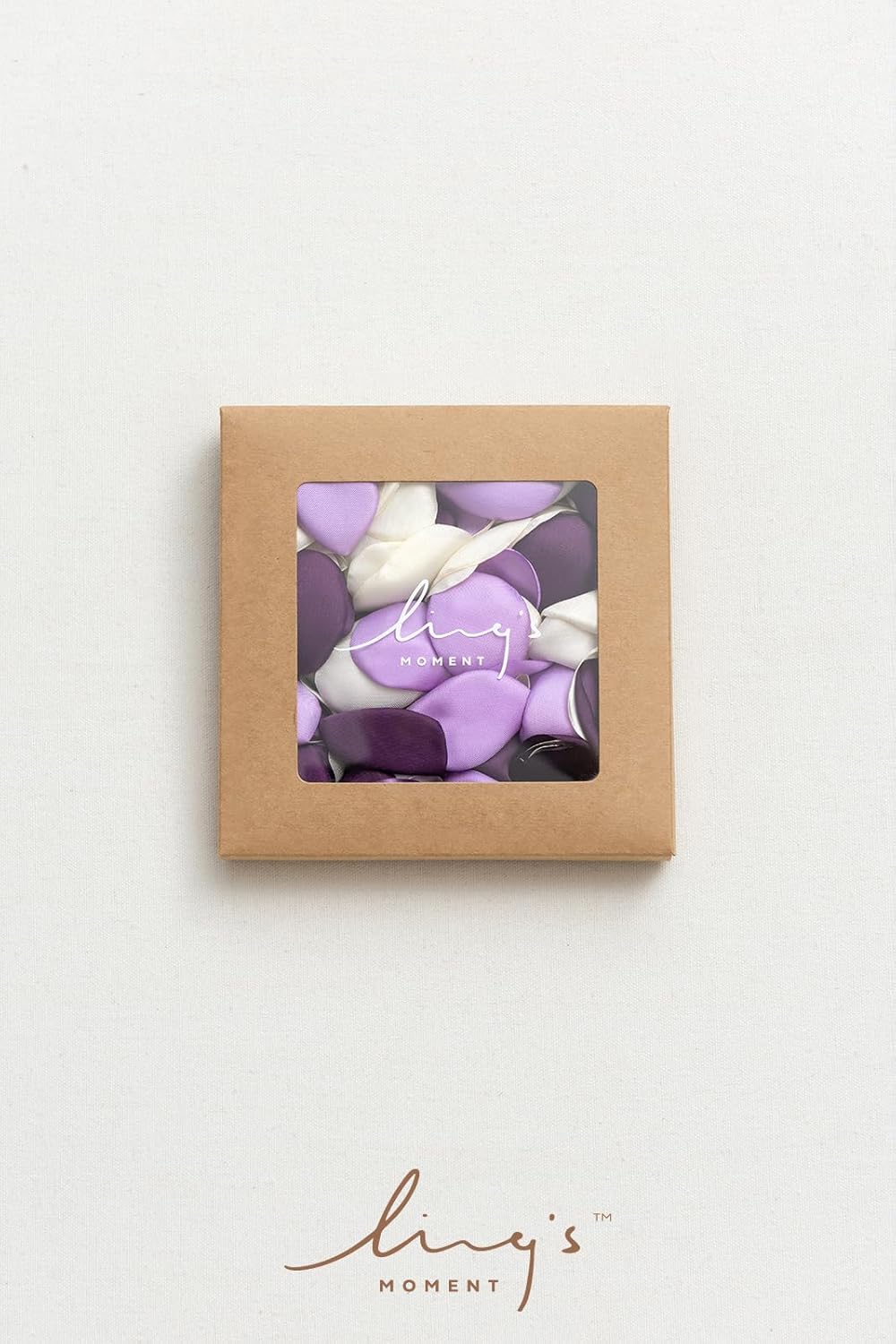 Ling's moment Rose Petals, Silk Flower Petals for Wedding/Aisle/Flower Girl Baskets/Table Centerpiece Décor,etc.Purple Lilac 200pcs