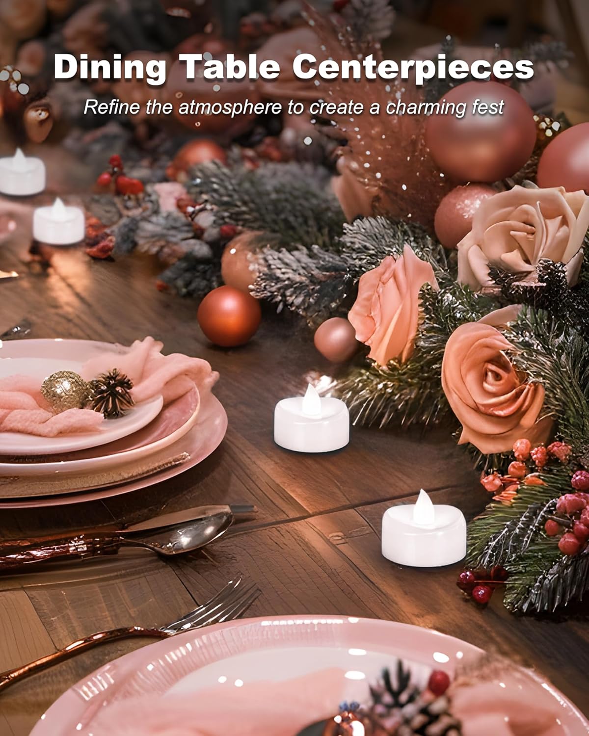 Remote Candles, 12PCS Flameless Tea Lights Candle Battery Operated with Timer, 400+Hours Remote Control LED Tea Lights Votive Candle - 1.5'' D X 1.25'' H- Pure White Light