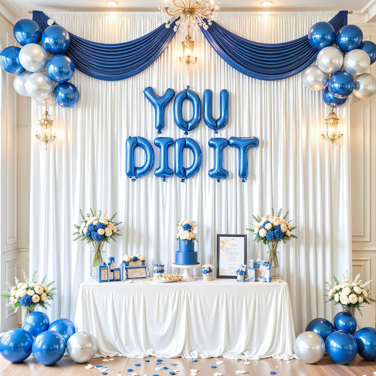 White Glitter Backdrop Curtain for Parties Wedding,10Ft x 10Ft Satin Shimmer Photo Backdrop,Non-Wrinkle Sparkle Drapes for Backdrops,Back Drop for Photography, Birthdays,Weddings,Prom