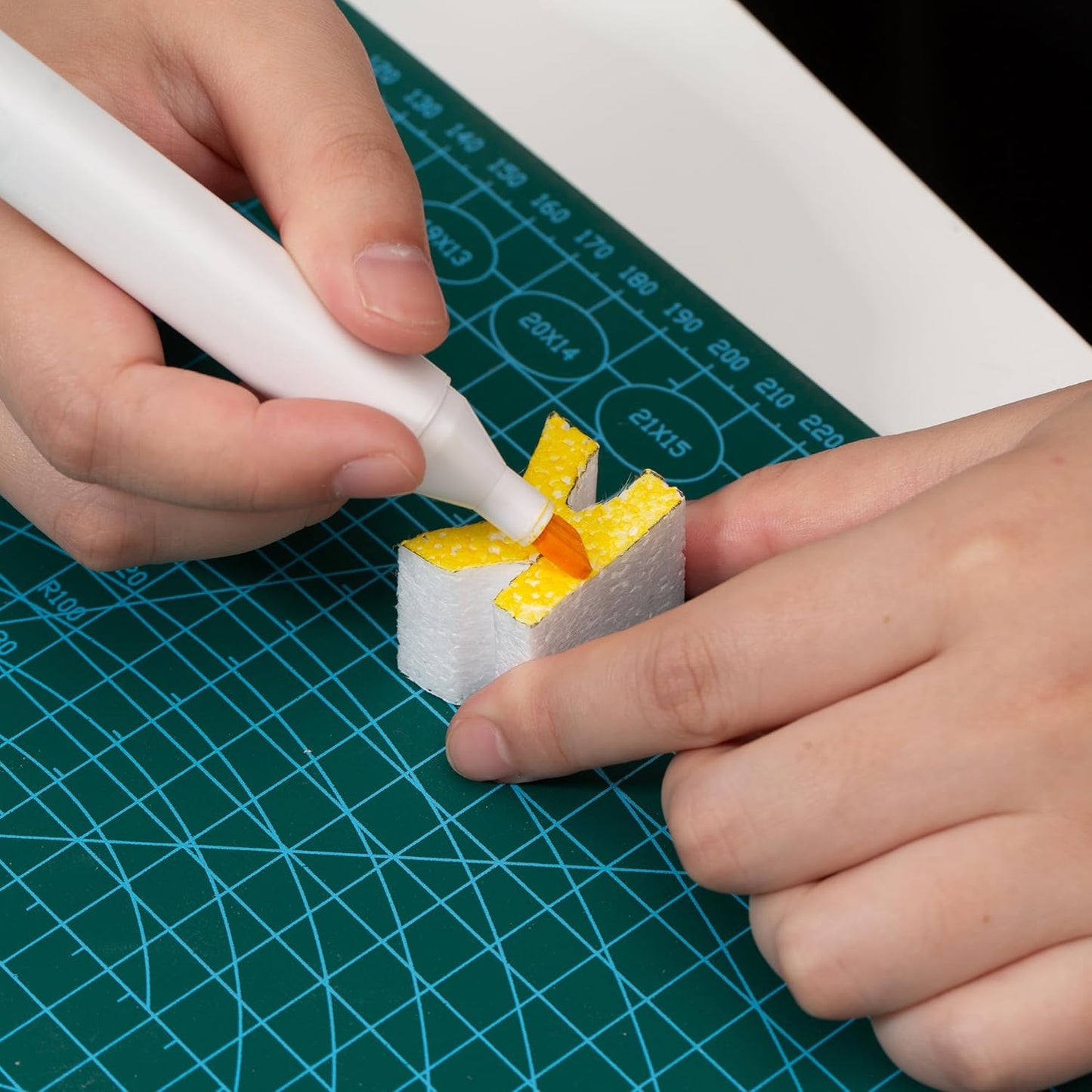 Crafare 17X11X2 Inch Craft Foam Blocks 3 Pack Polystyrene Foam Sheet DIY Crafting Rectangle for Arts School Projects Sculptures Floral Arrangements Modeling and Centerpieces