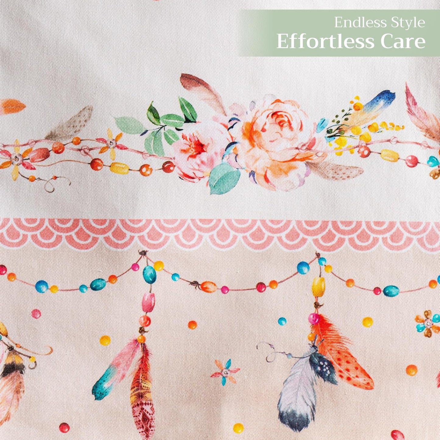 Maison d' Hermine Table Runner 100% Cotton Double Layer Table Runners 108 inches Long Decorative for Home Kitchen Dining Party Wedding Bridal Shower Spring Summer (Ibiza - Beige, 14.50" x 108")