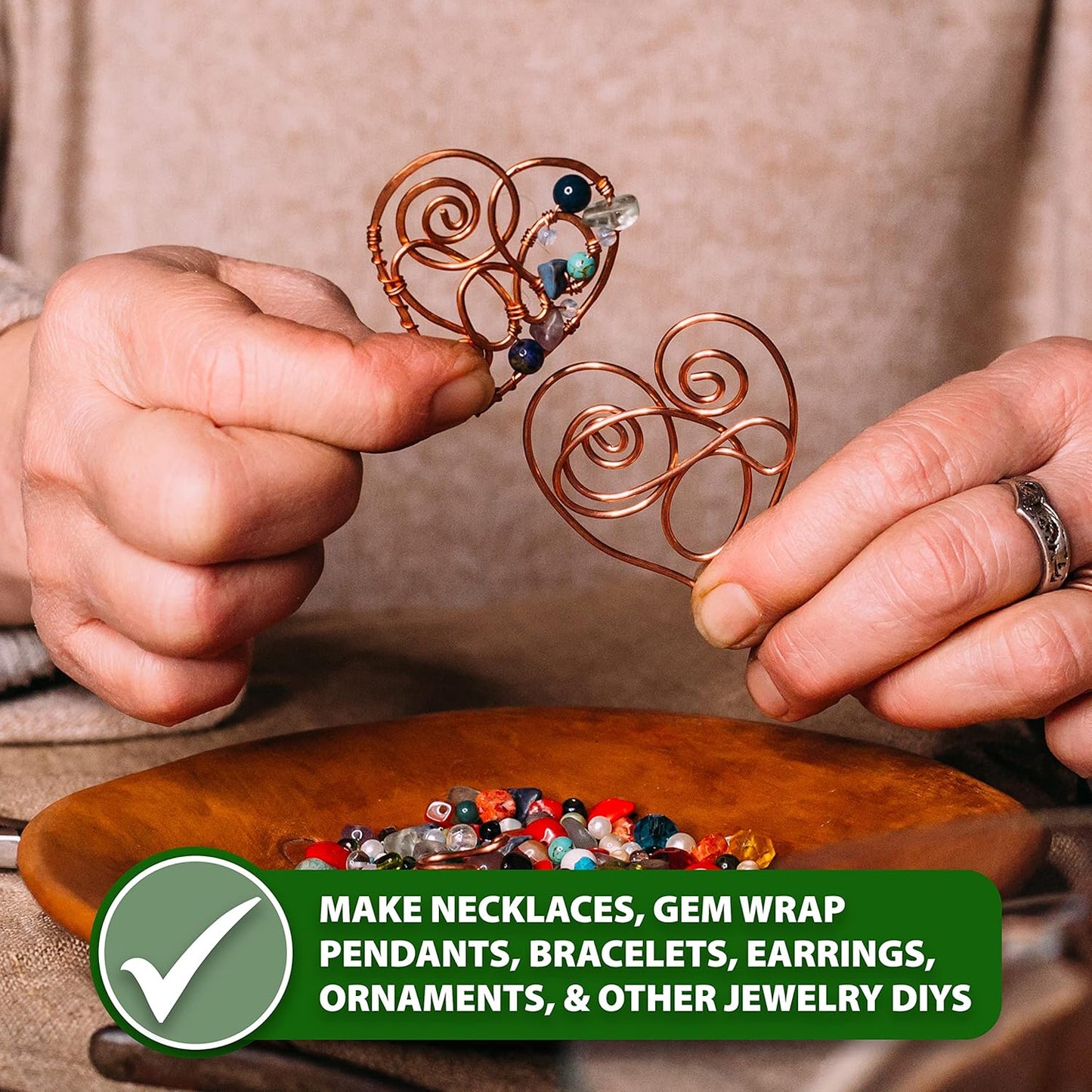 Mandala Crafts 16 Gauge Anodized Aluminum Craft Wire for Jewelry Making – 390 FT Colored Flexible Rose Gold Combo Wire - Bendable for Bonsai Armature Crafting Sculpting