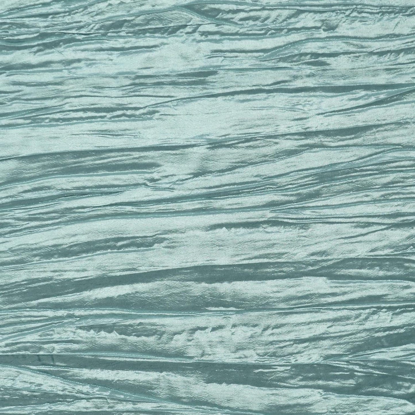 YOUR CHAIR COVERS - 90 x 156 inch Rectangular Crinkle Taffeta Tablecloth - Dusty Blue, Rectangle Table Linens for 8 ft Rectangular Tables, Wedding Crushed Table Cloth