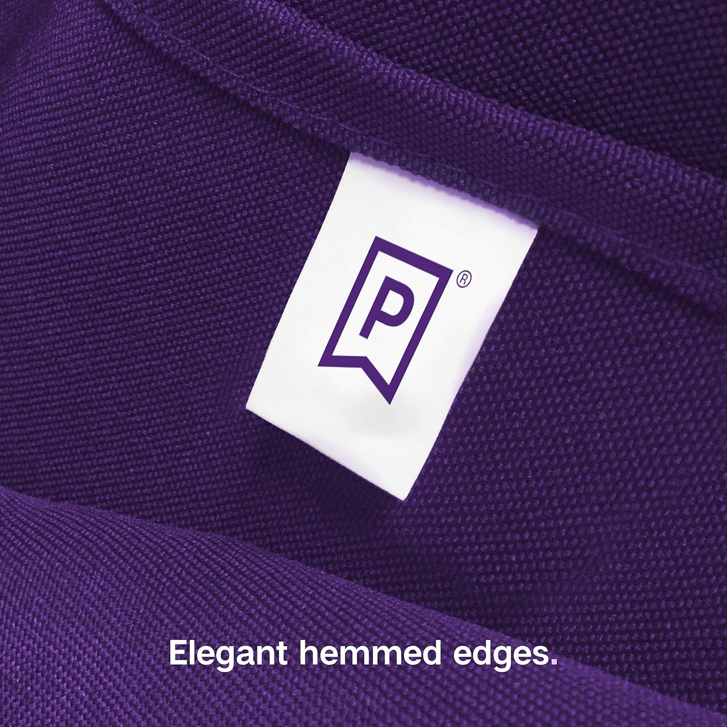 Gee Di Moda Square Tablecloth - 85 x 85 Inch Purple Table Cloth for Large Square or Round Tables - Heavy Duty Washable Fabric - for Buffet Table, Holiday Party, Dinner, Wedding & Baby Shower