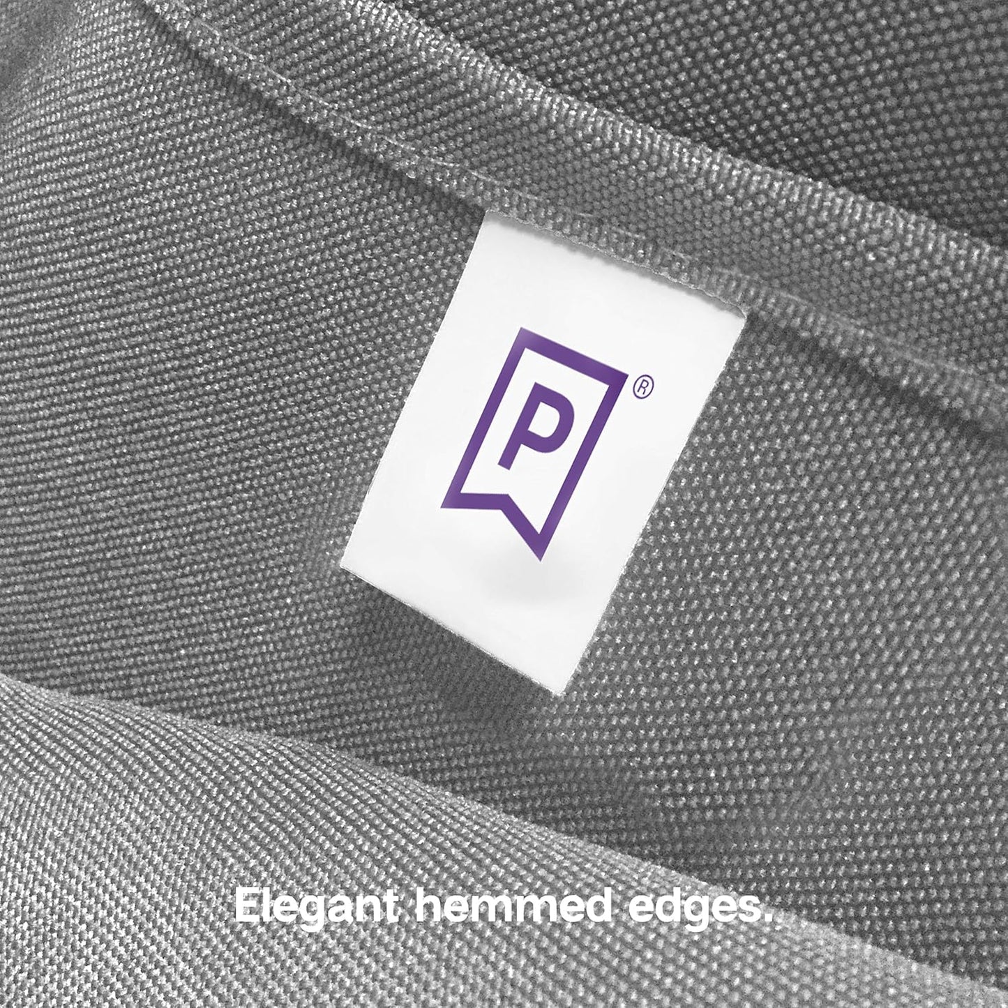 Gee Di Moda Rectangle Tablecloth - 70 x 120 Inch Charcoal - Heavy Duty Washable Polyester - For 6 or 8 Foot Table