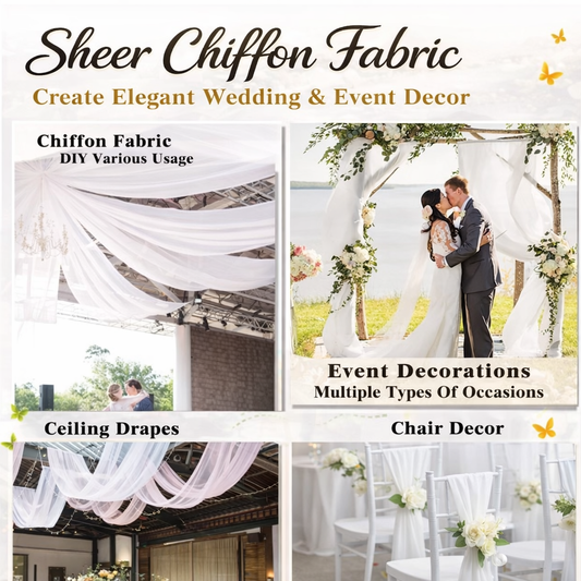 The “Soft Ceiling” Effect: Turn Any Winter Event Into a Photo-Ready Space With Sheer Chiffon Draping