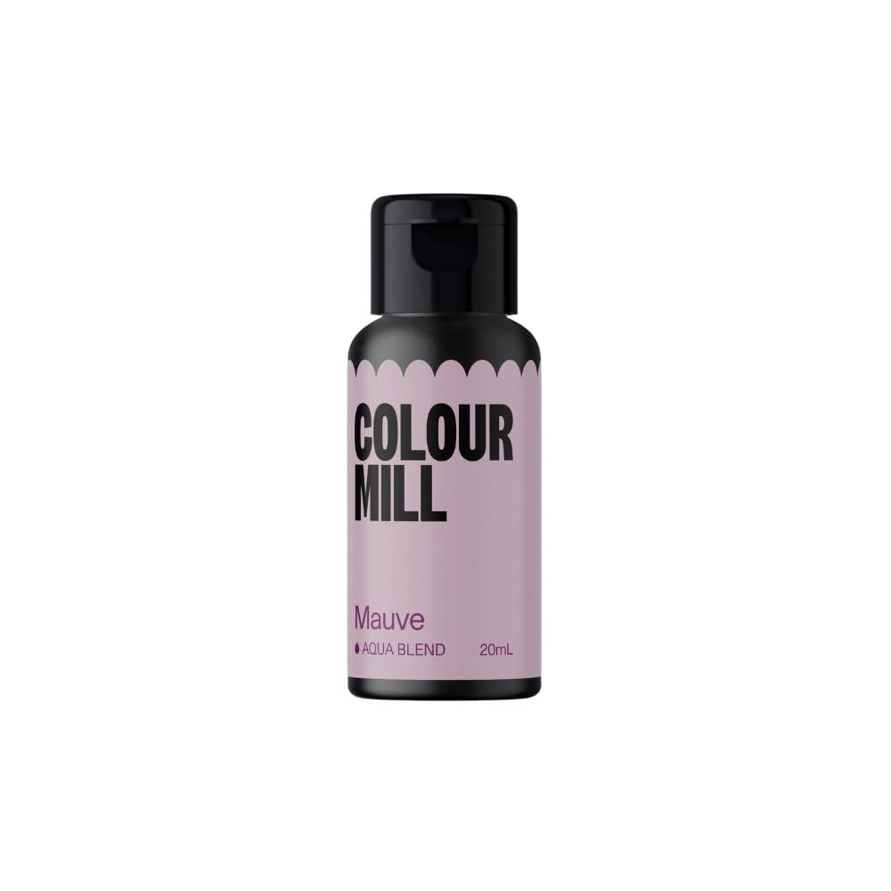 Colour Mill Aqua Blend Water-Based Food Coloring, 20 Milliliters Mauve