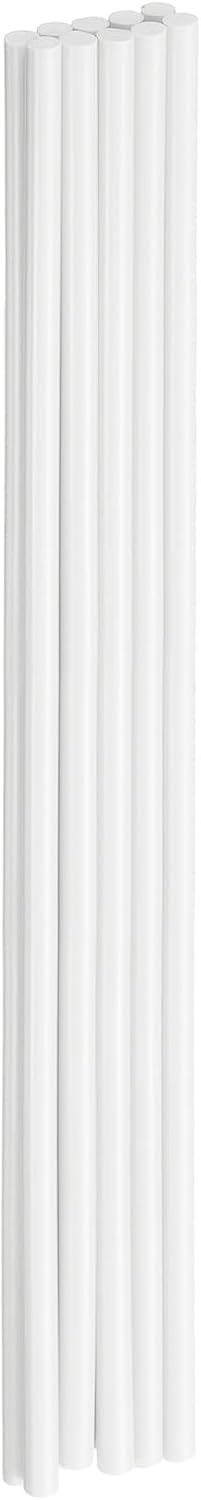 HARFINGTON 10pcs Hot Glue Sticks 0.28" Dia x 11.81" Long EVA Mini Hot Melt Adhesive Glue Stick for Hot Melt Gun Wood Plastic Glass Flowers Fabrics Foam, White