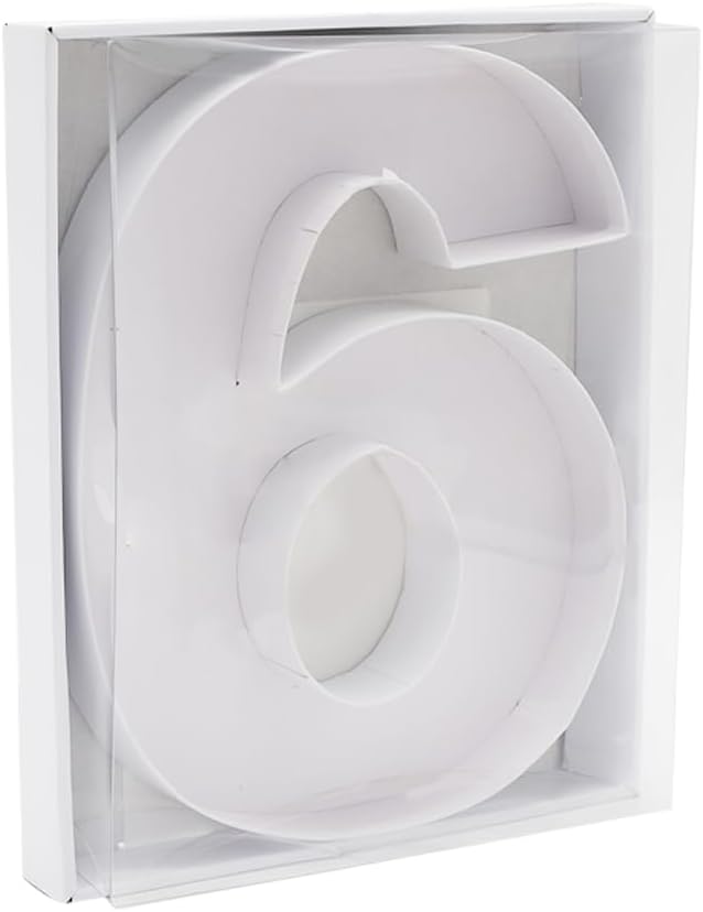 12" Fillable Cardboard Number Charcuterie Gift Cupcake Box With Cover Sweets Packaging (6 or 9)