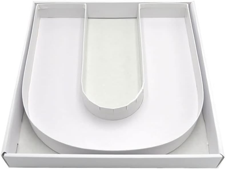 12" Fillable Cardboard Letter Charcuterie Gift Cupcake Box With Cover Sweets Packaging (U)