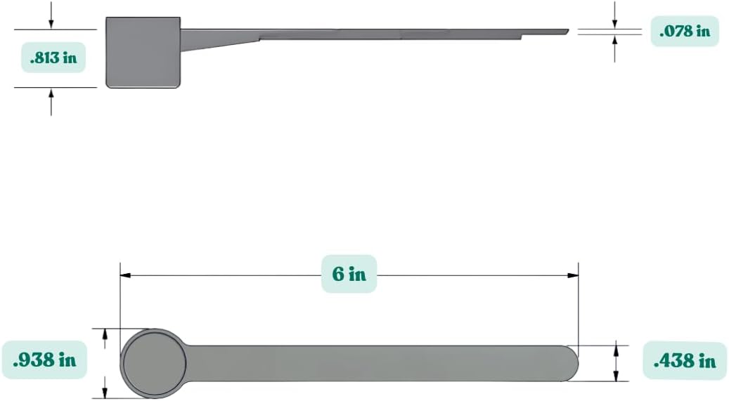 6.5 mL (6.5 CC) Long Handle Scoop for Measuring Coffee, Pet Food, Grains, Protein, Spices and Other Dry Goods (Pack of 10)