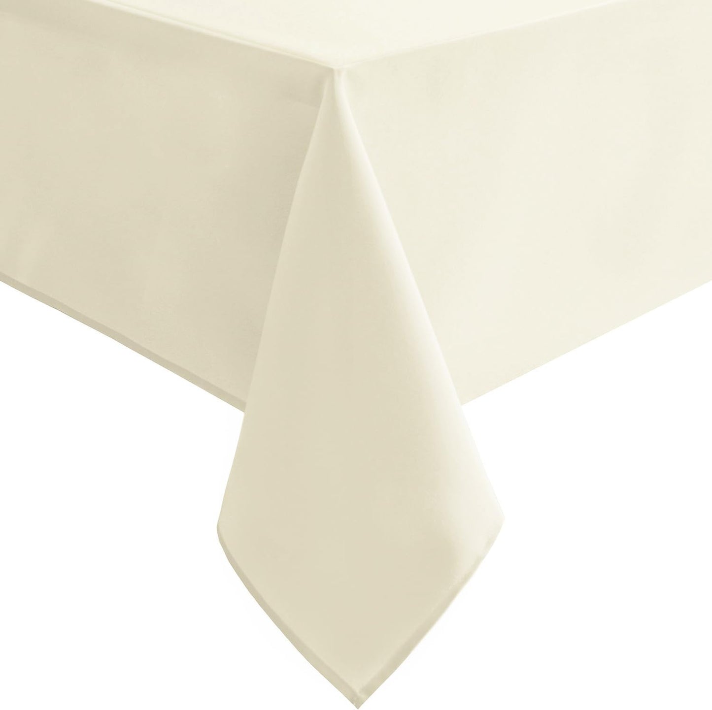 Hiasan Champagne Rectangle Tablecloth - Waterproof and Spillproof Washable Fabric Table Cloth for Dining Room Kitchen Party and Outdoor, 60 x 84 Inch
