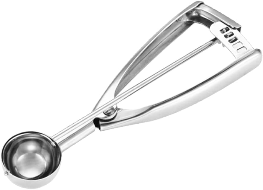 Mini Cookie & Melon Ball Scoop, 2 Teaspoon/10ml/0.33 OZ, 18/8 Stainless Steel
