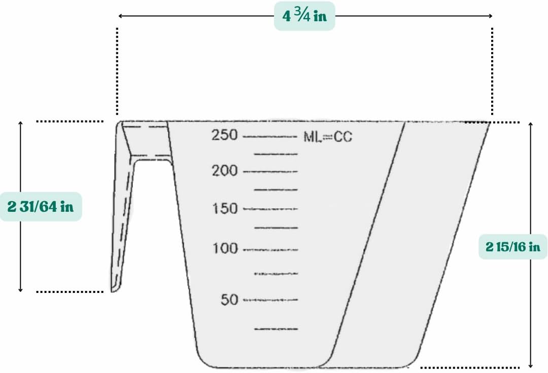 1 Cup (8 Oz. | 250 mL) Scoop for Measuring Coffee, Pet Food, Grains, Protein, Spices and Other Dry Goods (Pack of 25)