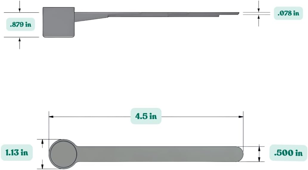 13 mL (13 CC) Long Handle Scoop for Measuring Coffee, Pet Food, Grains, Protein, Spices and Other Dry Goods (Pack of 10)