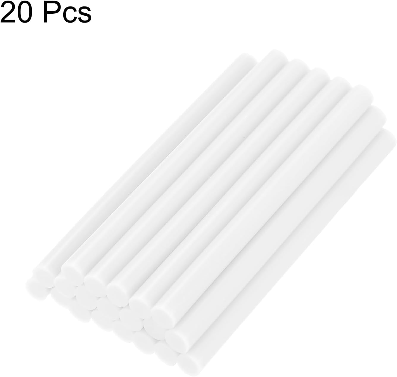 uxcell 20pcs Hot Glue Sticks for Glue Gun 7mm/0.27-inch x 4-inch Mini Hot Melt Adhesive Glue Stick Cream