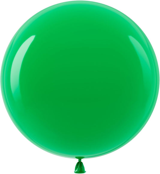 Bezente Green Giant Balloons 36 Inch - 8 Pack Jumbo Green Balloons Large Round Light Green Latex Balloons for Birthday Bridal Shower Christmas Jungle Safari Theme Party Decorations