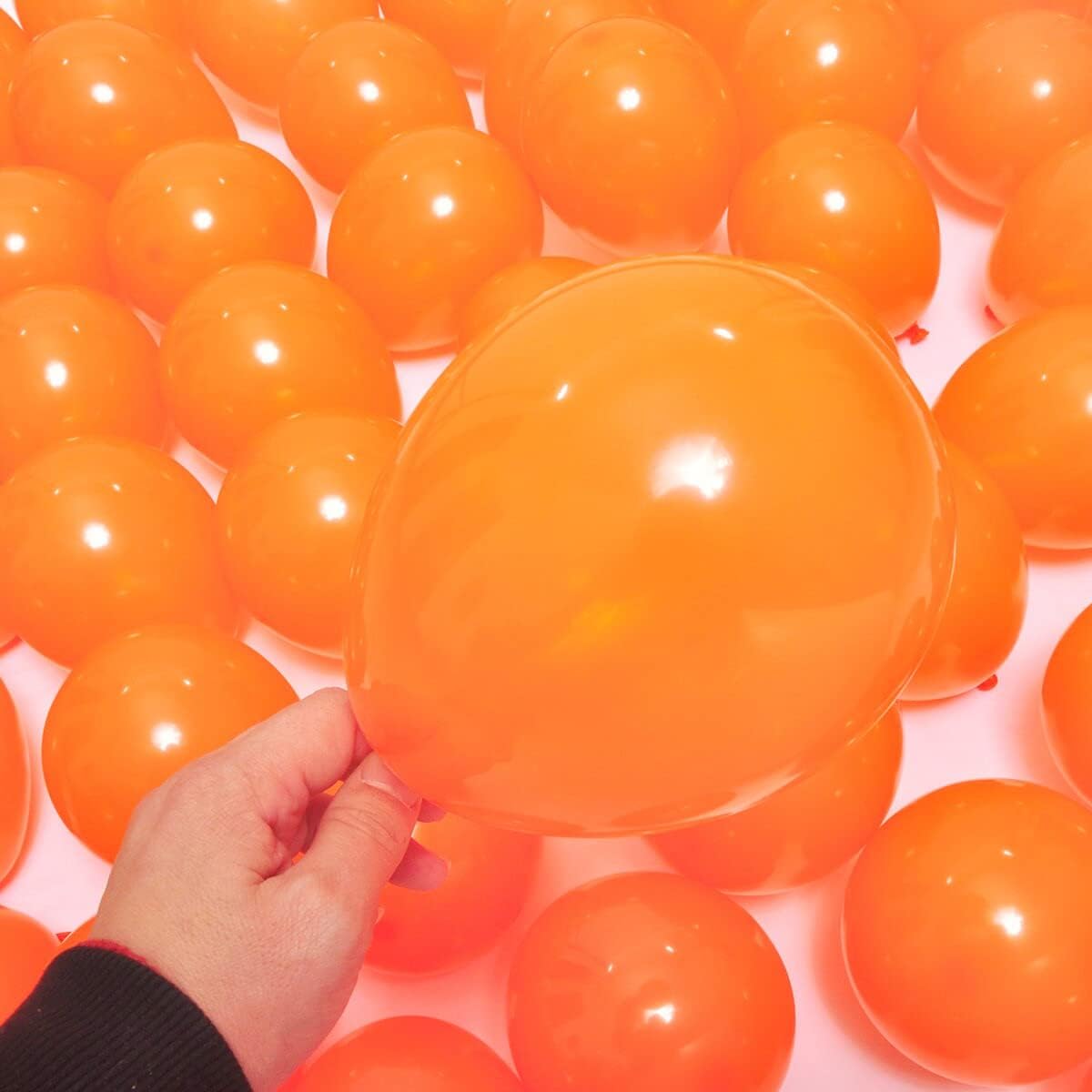 400 Pack 5 Inch Orange Latex Balloons Helium Balloons Party Balloons Decorations Supplies
