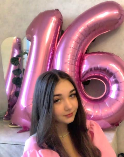 40 Inch Pink Mylar Foil Number 6 Birthday Balloon, Digital Balloons for 6 16 Boy Girl Party Decorations Supplies, Big Helium Balloon Numbers for 26 36 46 60 Men Women Anniversary