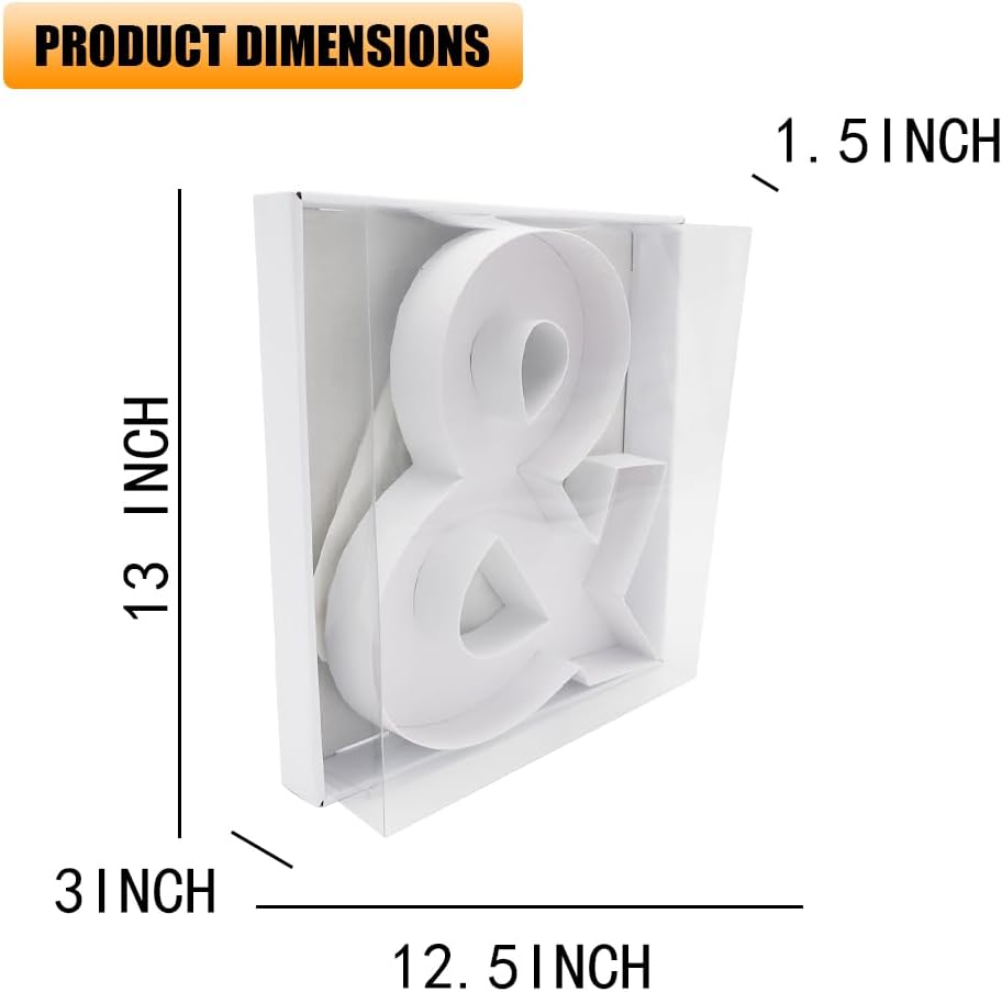 12" Fillable Cardboard Letter Charcuterie Gift Cupcake Box With Cover Sweets Packaging (&)