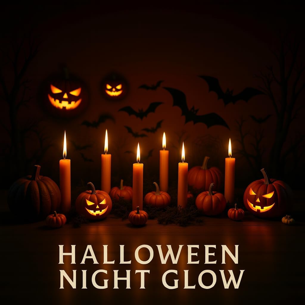 Leor & Lair Orange Taper Candles - 4 Pack 10" Orange Candlesticks - Unscented Long Burning Halloween Taper Candles for Halloween Decor, Thanksgiving Dinner, Fall Weddings & Restaurants