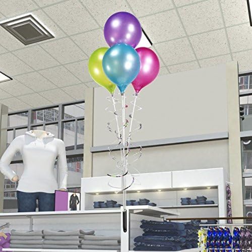 PermaShine - Reusable and Helium Free Balloon Bouquet - Permanent Plastic Indoor and Outdoor Balloons