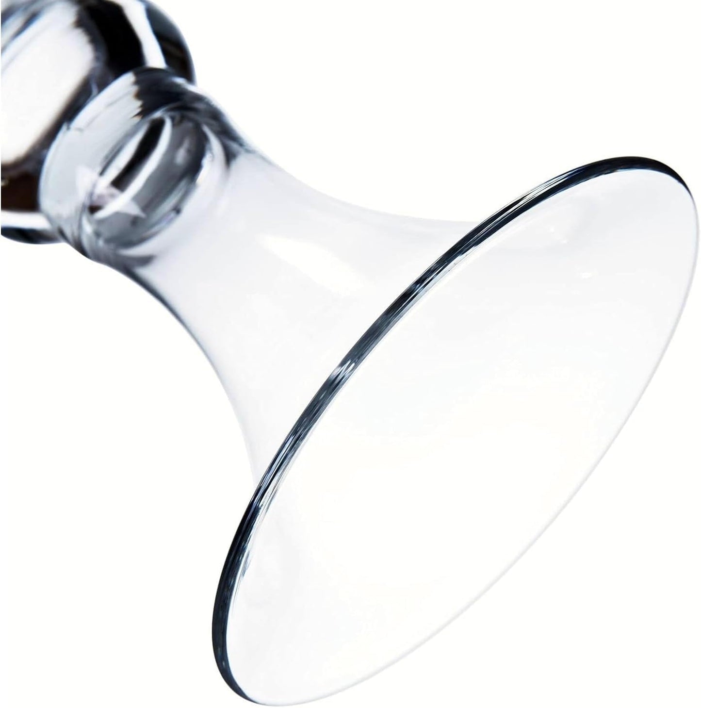 Diamond Star Clear Glass Apothecary Jars, Large Candy Buffet Display, Elegant Storage Jar, Decorative Wedding Candy Organizer Canisters (Height: 16.5" Body: 6.5")